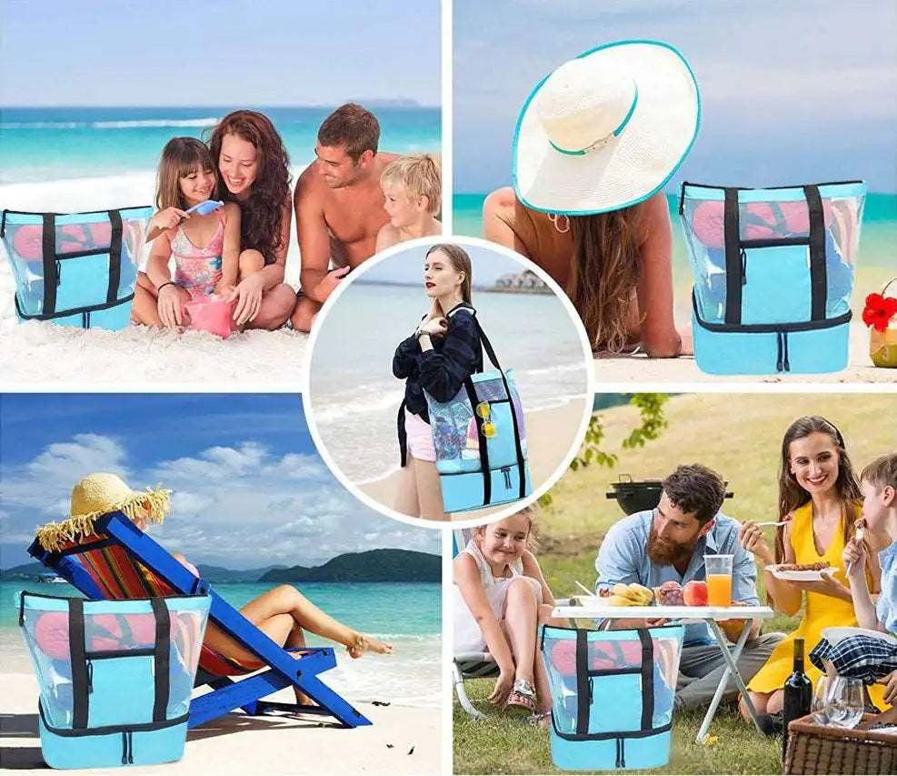 Beach and Beverage Bag (Beach bag with cooler)